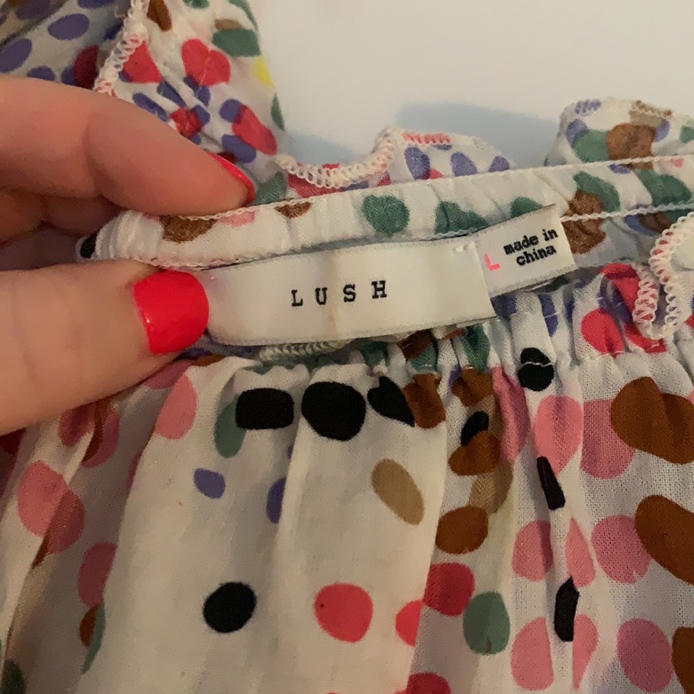Lush Multi Color Jumpsuit - Picture 6 of 6